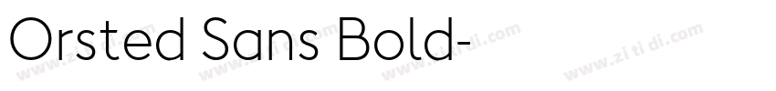 Orsted Sans Bold字体转换 Orsted Sans Bold字体转换